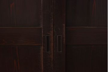 和製アンティーク　燻された風合いが魅力の帯戸(板戸、建具)4枚セット