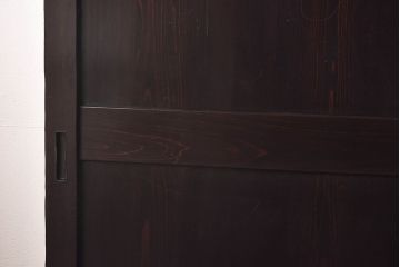 和製アンティーク　燻された風合いが魅力の帯戸(板戸、建具)4枚セット