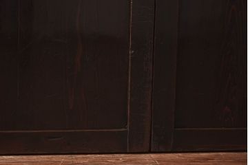 和製アンティーク　燻された風合いが魅力の帯戸(板戸、建具)4枚セット