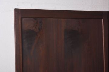 和製アンティーク　味わいのある風合いと燻された色合いが魅力の帯戸(板戸、建具)2枚セット