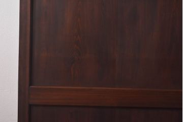 和製アンティーク　味わいのある風合いと燻された色合いが魅力の帯戸(板戸、建具)2枚セット