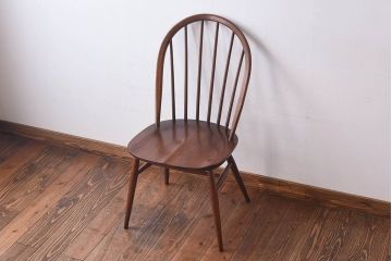 ヴィンテージ家具　イギリス　ERCOL(アーコール)　ビンテージ　ウィンザーダイニングチェア(イス)