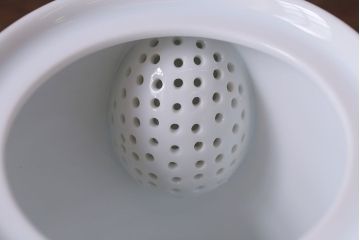 昭和中期　日本陶器・ノリタケ(則武)小花柄の急須・湯飲み5客セット