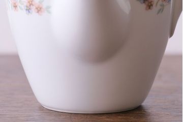 昭和中期　日本陶器・ノリタケ(則武)小花柄の急須・湯飲み5客セット