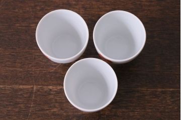 昭和中期　日本陶器・ノリタケ(則武)芙蓉柄急須・湯飲み・しょうゆ差しセット