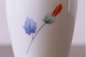 昭和中期　日本陶器・ノリタケ(則武)芙蓉柄急須・湯飲み・しょうゆ差しセット