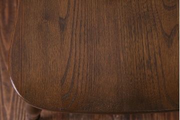 ヴィンテージ家具　イギリスビンテージ　アーチ形の背もたれが美しいホイールバックチェア(カントリーチェア、ダイニングチェア、イス)(2)