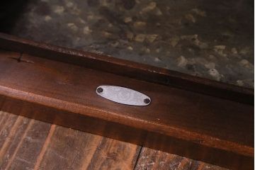 アンティーク雑貨　昭和レトロ　透かし彫りが施された古い木のこたつやぐら(炬燵櫓)