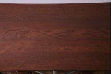 ラフジュ工房オリジナル 8脚格納スツール付きテーブル(ペイント作業台、机)