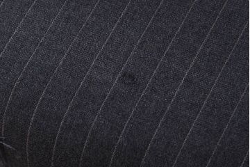 ヴィンテージ家具　北欧ビンテージ　G-PLAN(ジープラン)　Fresco(フレスコ)　ダークカラーのピンストライプがおしゃれなダイニングチェア(サーキュラーチェア、椅子)(1)