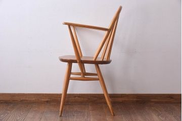 イギリス家具　ERCOL(アーコール) ローバック　ウィンザーアームチェア(ダイニングチェア)