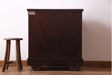 中古美品　岩谷堂箪笥　桐文様　銀河5号　車箪笥(整理箪笥、チェスト、桐箪笥、桐たんす)