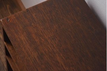 レトロ家具　幼稚園で使われていたレトロな魅力あふれるロッカー・7列(オープンラック、収納棚)(2)(R-030310)