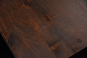 ラフジュ工房オリジナル　花菱模様のガラス入り戸棚(サイドボード、収納棚、リビングボード)(1)(R-030311)