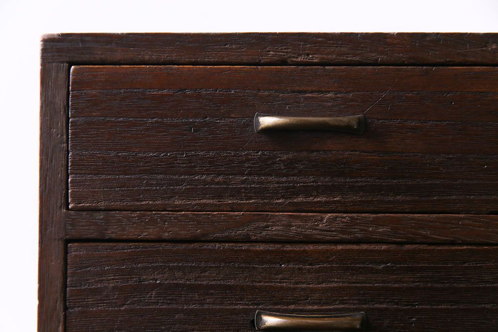 アンティーク家具　和製アンティーク　桐材　渋い魅力が漂う小引き出し(小物収納)(R-030314)