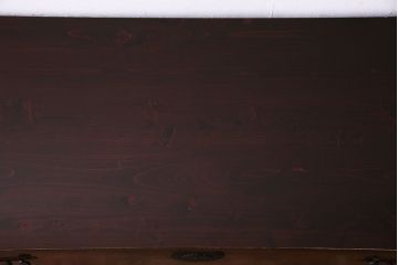 アンティーク家具　和製アンティーク　前面ケヤキ材　相馬箪笥をリメイクしたローチェスト(引き出し、リビングボード)(R-030324)