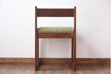 ヴィンテージ家具　イギリスビンテージ　チーク材　北欧テイストなダイニングチェア(イス、椅子)(2)(R-030327)