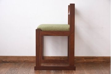 ヴィンテージ家具　イギリスビンテージ　チーク材　北欧テイストなダイニングチェア(イス、椅子)(2)(R-030327)