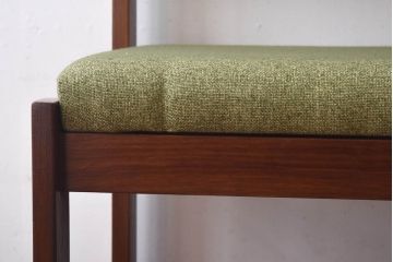 ヴィンテージ家具　イギリスビンテージ　チーク材　北欧テイストなダイニングチェア(イス、椅子)(2)(R-030327)