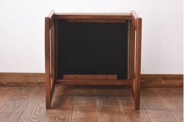 ヴィンテージ家具　イギリスビンテージ　チーク材　北欧テイストなダイニングチェア(イス)(R-030329)
