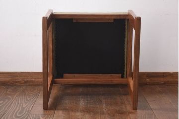 北欧テイスト家具　チーク材　シンプルなビンテージチェア(ダイニングチェア、イス)(1)(R-030330)