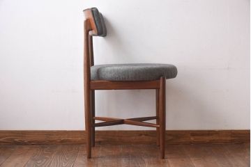 アンティーク家具　G-PLAN(ジープラン)　Fresco(フレスコ)　落ち着いた印象のサーキュラーチェア(ダイニングチェア、椅子)(1)(R-030334)