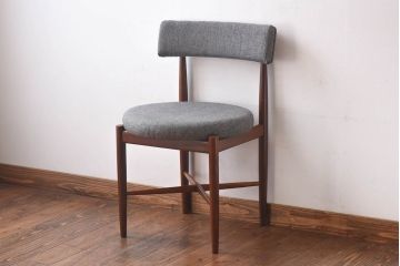 アンティーク家具　G-PLAN(ジープラン)　Fresco(フレスコ)　落ち着いた印象のサーキュラーチェア(ダイニングチェア、椅子)(2)(R-030335)