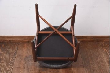 アンティーク家具　G-PLAN(ジープラン)　Fresco(フレスコ)　落ち着いた印象のサーキュラーチェア(ダイニングチェア、椅子)(3)(R-030336)