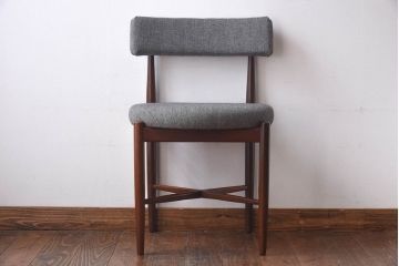 アンティーク家具　G-PLAN(ジープラン)　Fresco(フレスコ)　落ち着いた印象のサーキュラーチェア(ダイニングチェア、椅子)(4)(R-030338)