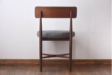 アンティーク家具　G-PLAN(ジープラン)　Fresco(フレスコ)　落ち着いた印象のサーキュラーチェア(ダイニングチェア、椅子)(4)(R-030338)