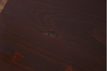 美品　リメイク　前面ケヤキ共縁仕上げ　上品な和の雰囲気が高まる箪笥ローボード(戸棚、リビングボード)(R-030340)