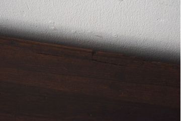 アンティーク家具　和製アンティーク　隠し付き　古い桐材の質感が魅力的な関東帳場箪笥(時代箪笥、和タンス、桐箪笥、桐たんす)(R-030344)