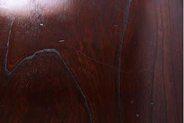 中古　伝統民芸家具　岩谷堂　181　牡丹紋様の南部鉄器金具が存在感を放つチェスト(ローボード、衣装箪笥)(定価48万円)(R-030346)