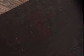 アンティーク家具　大正ロマン　栓材　細かなデザインが魅力的なブックケース(本箱、キャビネット、収納棚)(R-030349)