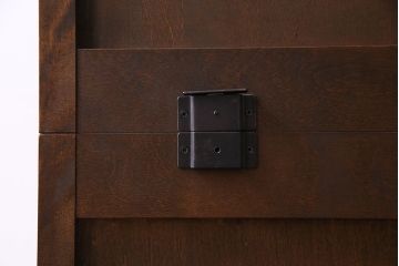 中古　北海道民芸家具　上品な佇まいの2段重ね整理タンス(チェスト、衣装箪笥、引き出し)(R-030355)