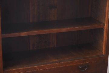 アンティーク家具　大正期　リメイク　古い木の味わいある質感が魅力の収納棚(戸棚、キャビネット、引き出し)(R-030356)