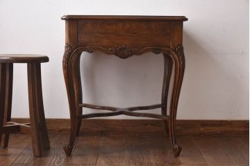 アンティーク雑貨 中古 DREXEL HERITAGE(ドレクセルヘリテイジ) old continent(オールドコンチネント) ランプテーブル(サイドテーブル)(定価約41万8千円)(R-030360)