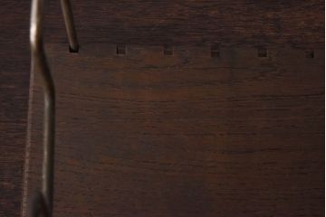 アンティーク雑貨　昭和レトロ　シャビーなアイアンがお洒落な本立て(R-030361)