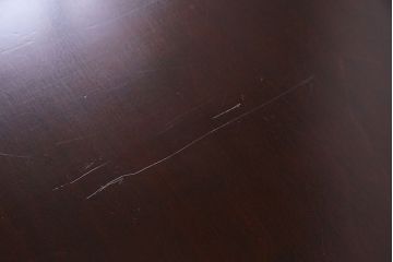 中古　松本民芸家具　リメイク　落ち着いた雰囲気が上品な脚付きローチェスト(引き出し、リビングボード)(R-030368)