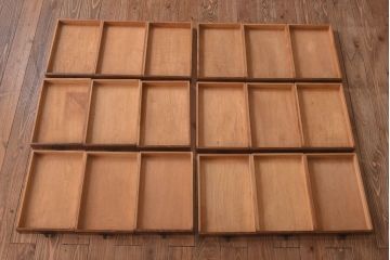 アンティーク家具　イギリスアンティーク　オーク材　作りの良い最高級スタッキングチェスト(引き出し)(R-030372)