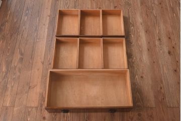 アンティーク家具　イギリスアンティーク　オーク材　作りの良い最高級スタッキングチェスト(引き出し)(R-030372)