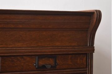 アンティーク家具　イギリスアンティーク　オーク材　作りの良い最高級スタッキングチェスト(引き出し)(R-030372)