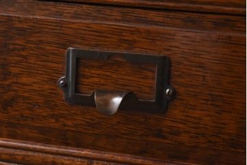 アンティーク家具　イギリスアンティーク　オーク材　作りの良い最高級スタッキングチェスト(引き出し)(R-030372)