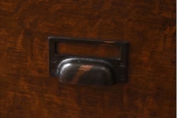 アンティーク家具　イギリスアンティーク　オーク材　作りの良い最高級スタッキングチェスト(引き出し)(R-030372)