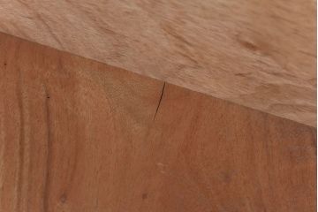 アンティーク雑貨　昭和初期　クスノキ材　光沢のある木肌が美しい文箱(木箱、収納箱)(R-030381)