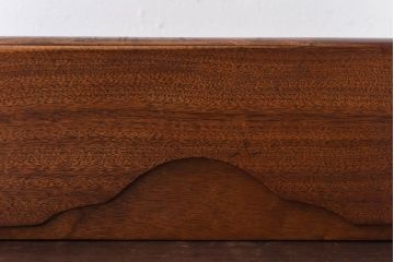 アンティーク雑貨　昭和初期　クスノキ材　光沢のある木肌が美しい文箱(木箱、収納箱)(R-030381)