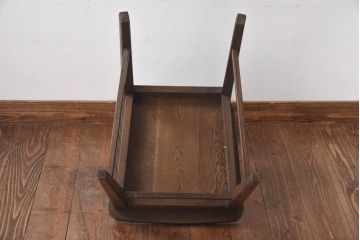 中古　永田良介商店製　上質な作りが魅力的なラダー型食堂椅子(ダイニングチェア、ラダーバックチェア、ワークチェア、椅子)(R-030385)