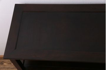 中古　松本民芸家具　530型　和の雰囲気が魅力的な茶タンス(茶箪笥、飾り棚)(定価約36万3千円)(R-030402)