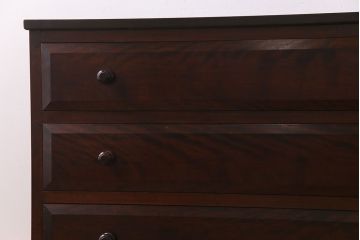 ビンテージ　松本民芸家具　リメイク　品良く仕上げてくれるローチェスト(引き出し、和タンス)(1)(R-030407)