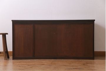 ビンテージ　松本民芸家具　リメイク　品良く仕上げてくれるローチェスト(引き出し、和タンス)(1)(R-030407)